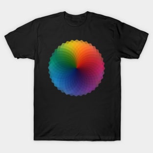 Rainbow Spectrum Rosettes T-Shirt